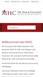 Mobile Screenshot of mhc.de
